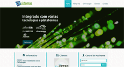 Desktop Screenshot of cntsistemas.com.br