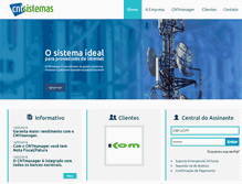 Tablet Screenshot of cntsistemas.com.br